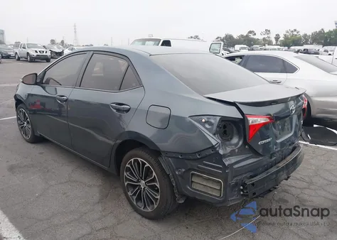 2015 Toyota Corolla S Plus from USA, damaged, VIN 5YFBURHE2FP246547